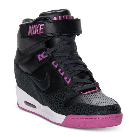 black nike wedge sneakers|high top wedge sneakers nike.